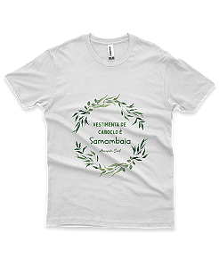 Camiseta básica Masculina Vestimenta de Caboclo