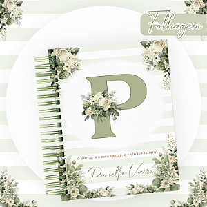 AGENDA ALFABETO FOLHAGEM