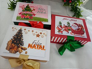 Caixas cartonadas de natal