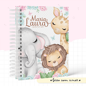 Caderneta de Vacina SAFARI MENINA