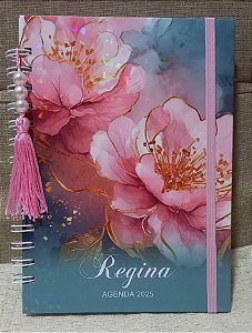 AGENDA - FLORAL LUXO