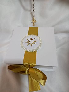 CAIXA CONVITE PADRINHOS BATISMO, CRISMA COMPLETA