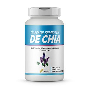 Óleo De Semente De Chia (1000 MG) Cápsulas