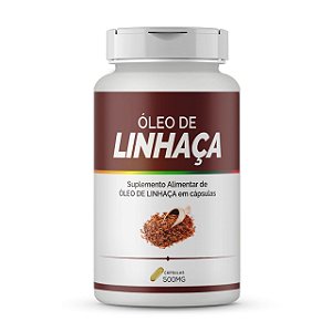 Óleo De Linhaça (500MG) cápsulas