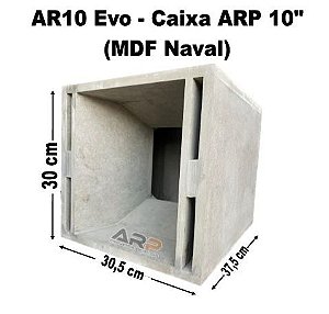 Caixa ARP 10'' AR10 Evo Mdf Naval 15mm