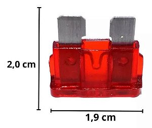 Fusível Lâmina 10a Médio