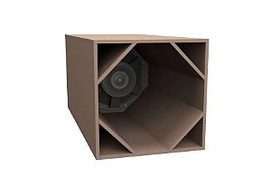 Caixa Cânion Individual Grave 15" Mdf Ultra EAP PP1585-1M