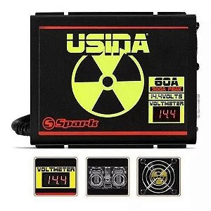 USADO:Fonte Usina 60A  Volt/amp Bivolt