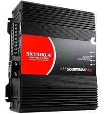 Módulo Amplificador Soundmax SX1500.4 1500 rms 4 canais