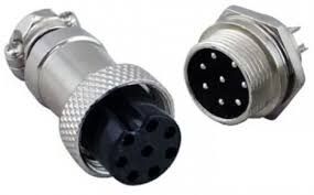 Conector Mike GX20 Plug  Soctk 8 Pinos