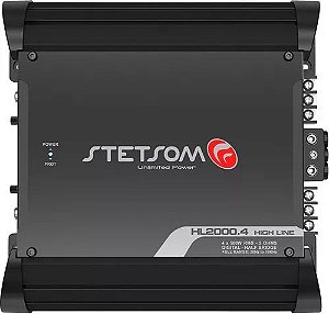 Módulo Amplificador Stetsom Hl 2000.4 2 Ohms 4 Canais