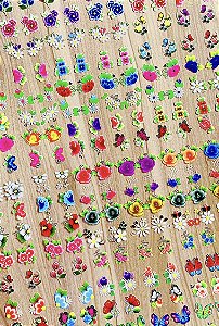 Adesivos³D Mega-Cartelão com 240 (uni).