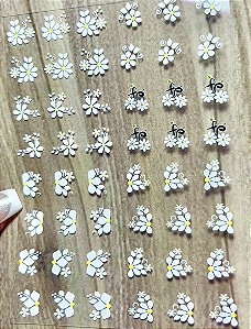 Adesivos³D cartelão-médio com 60 (uni)