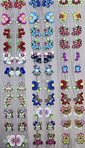 Adesivos³D Médio-Cartelão com 60 (uni).