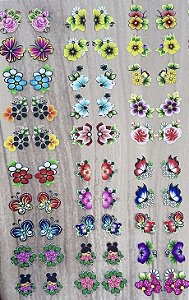 Adesivos³D Médio-Cartelão com 60 (uni).