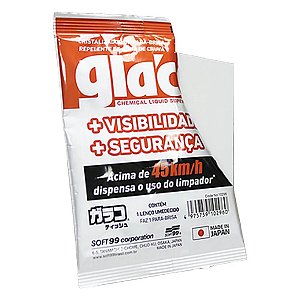 Glaco Wipe On Repelente Agua Cristalizador Vidro 12G - Soft99