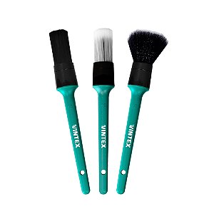 Kit 3 Pincéis Automotivo Macio Médio Super Macio - Vintex