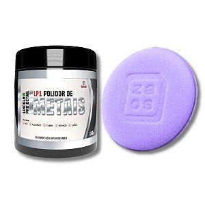 LP1 Polidor Metais Aço Alumínio Cobre Latão + Aplicador Espuma