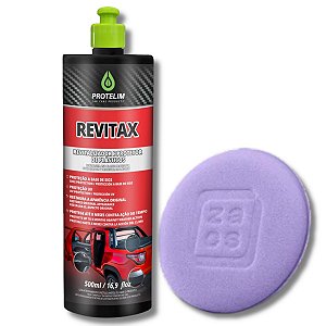 Revitax Revitalizador Protetor Plásticos 500ML + Aplicador de Espuma