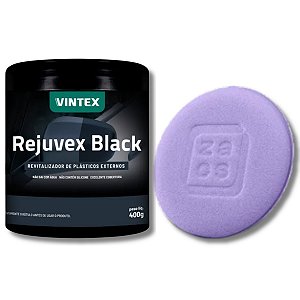 Rejuvex Black Revitalizador Restaurador de Plásticos + Aplicador Espuma