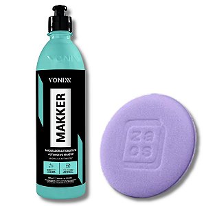 Makker Maquiador Automotivo Renova Pintura + Aplicador Espuma