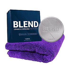 Blend Paste Wax Cera Ceramic Carnaúba Brilho Proteção + Microfibra 350 GSM