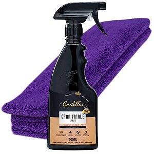 Cera Gran Finale Spray Proteção Auto Brilho + Microfibra 350 GSM