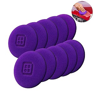Aplicador Espuma Automotivo Pequeno 10UN 9,5X2CM - Zacs