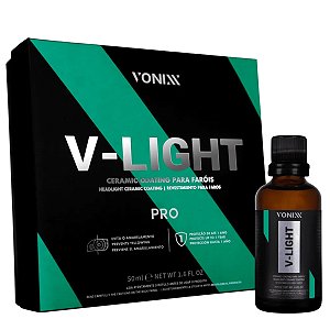 V-Light Pro Vitrificador Faróis Ceramic Coating 50ML - Vonixx