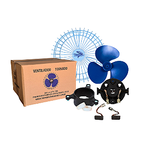 Kit Completo Peças De Reposição Do Ventilador Tornado 12/24v