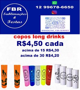 COPO LONG DRINK PERSONALIZADOS