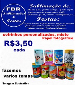 COFRINHOS PERSONALIZADOS