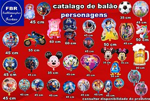 BALÕES PERSONAGENS