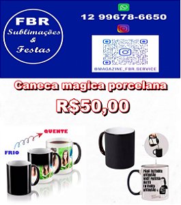 CANECA DE PORCELANA, MAGICA FAZEMOS COM TEMA DA SUA ESCOLHA