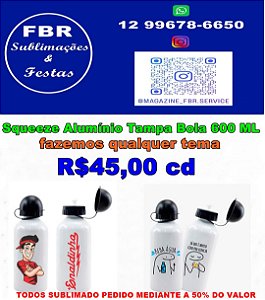 SQUEEZE ALUMINIO PERSONALIZADOS