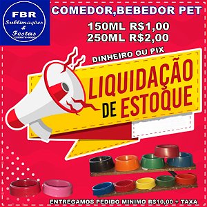 pote de ração em promoção