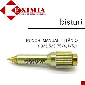 Punch Manual Titânio