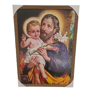 Quadro Decorativo São Jose Pai De Jesus 50x70cm