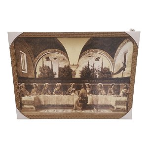 Quadro Decorativo Santa Ceia Arco 50x70cm