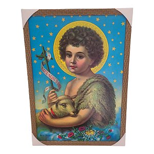 Quadro Decorativo 50x70Cm São João Menino