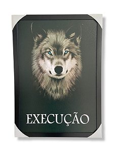 Quadro Decorativo Paisagem Coleção Lobo Execução 50x70cm