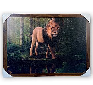 Quadro Decorativo Rei Leão Judá Paisagem 50x70 Moldura