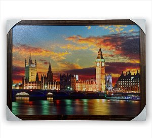 Quadro Decorativo Big Ben Londres 50x70 Cm