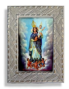Quadro Nossa Senhora Da Cabeça Decorativo com Vidro 20x15