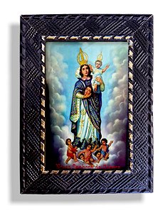 Quadro Nossa Senhora Da Cabeça Decorativo com Vidro 20x15