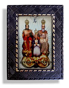 Quadro Decorativo Divino Pai Eterno Com Vidro  Pequeno 20x15