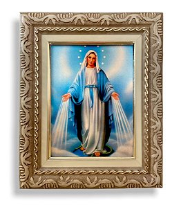 Quadro Graças Decorativo Religioso Parede 43x38cm