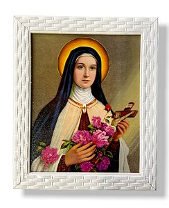 Santa Terezinha Quadro Decorativo Parede Resinado 25x30