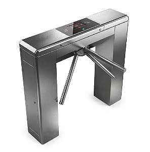 Catraca iDBlock Balcão Biometria - Cartão - Senha 6.000 Digitais Inox - ControliD
