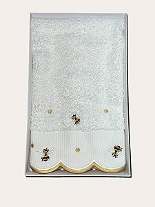 Toalha de Lavabo Felpa Ciranda de Abelhas